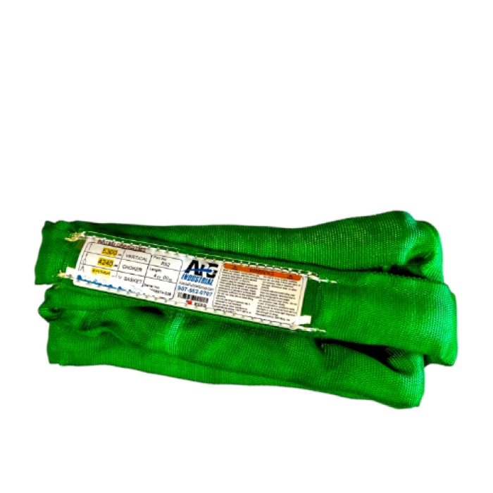 Picture of Safeway Sling VRS02X004 4 X 6 Green Polyester Round Slings